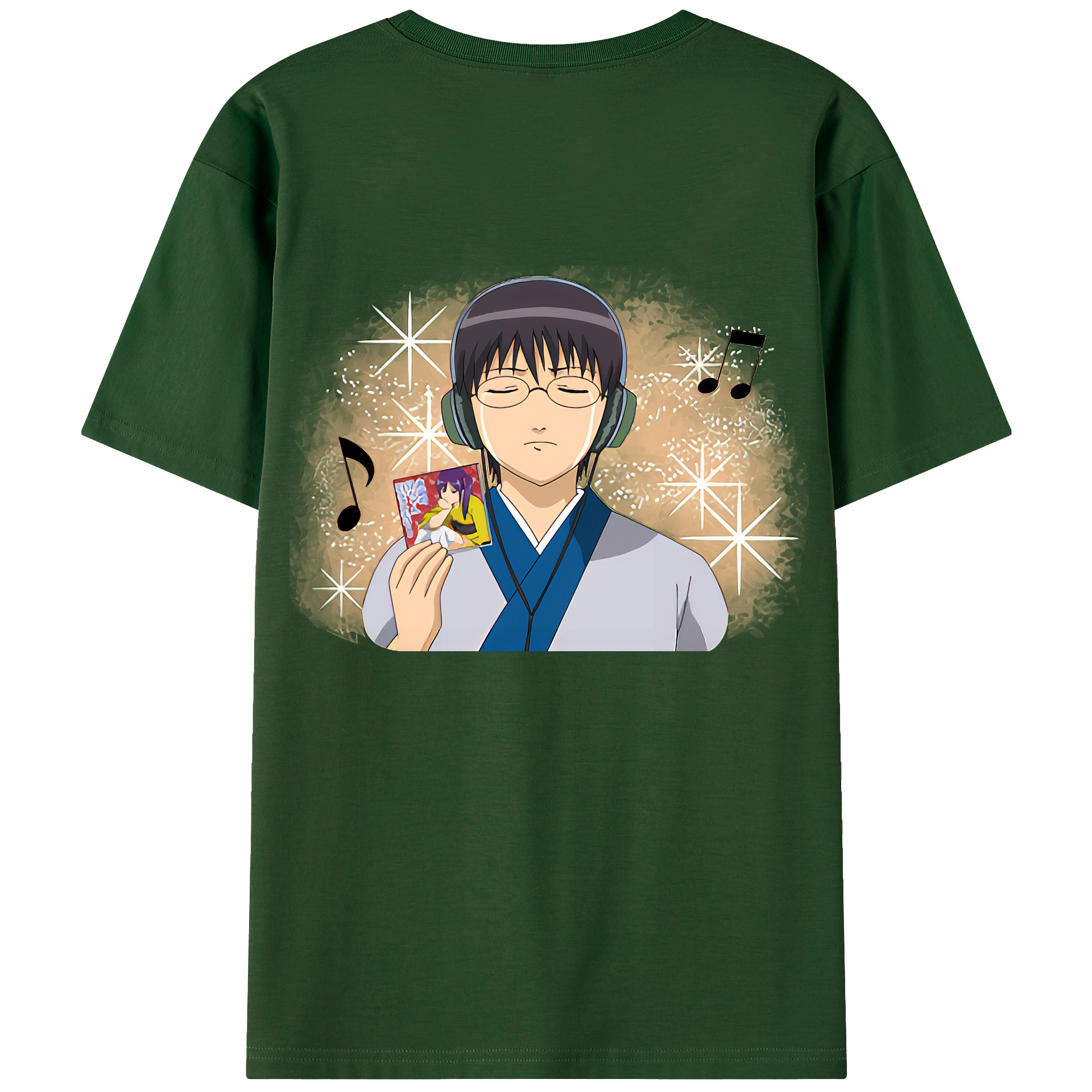 （画像用） ぎんたま 坂田銀時（さかたぎんとき） 神楽 志村新八（しむら しんぱち） GINTAMA Sakata Gintoki Kagura Shimura Shinpachi 綿100％半袖Tシャツ（背面プリント）